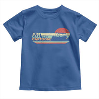 Funny Just Call Me Captoon Toddler T Shirt Pontoon Boat Captain