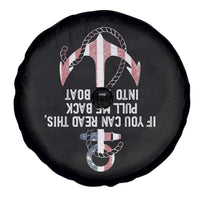 Funny Boating Captain Spare Tire Cover If You Can Read This Pull Me Back Into The Boat