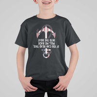 Funny Boating Captain T Shirt For Kid If You Can Read This Pull Me Back Into The Boat