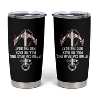 Funny Boating Captain Tumbler Cup If You Can Read This Pull Me Back Into The Boat