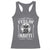 Funny Feelin Nauti Racerback Tank Top Boat Captain Pontoon Sailing Sailor Skull