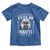 Funny Feelin Nauti Toddler T Shirt Boat Captain Pontoon Sailing Sailor Skull