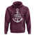 Funny Dibs On The Captain Hoodie Boating Boat Lover Vintage Anchor