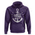 Funny Dibs On The Captain Hoodie Boating Boat Lover Vintage Anchor