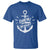 Funny Dibs On The Captain T Shirt Boating Boat Lover Vintage Anchor
