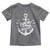 Funny Dibs On The Captain Toddler T Shirt Boating Boat Lover Vintage Anchor