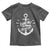 Funny Dibs On The Captain Toddler T Shirt Boating Boat Lover Vintage Anchor