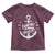Funny Dibs On The Captain Toddler T Shirt Boating Boat Lover Vintage Anchor