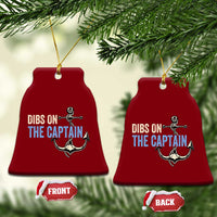 Funny Dibs On The Captain Ceramic Ornament Boating Boat Lover Anchor - Wonder Print Shop