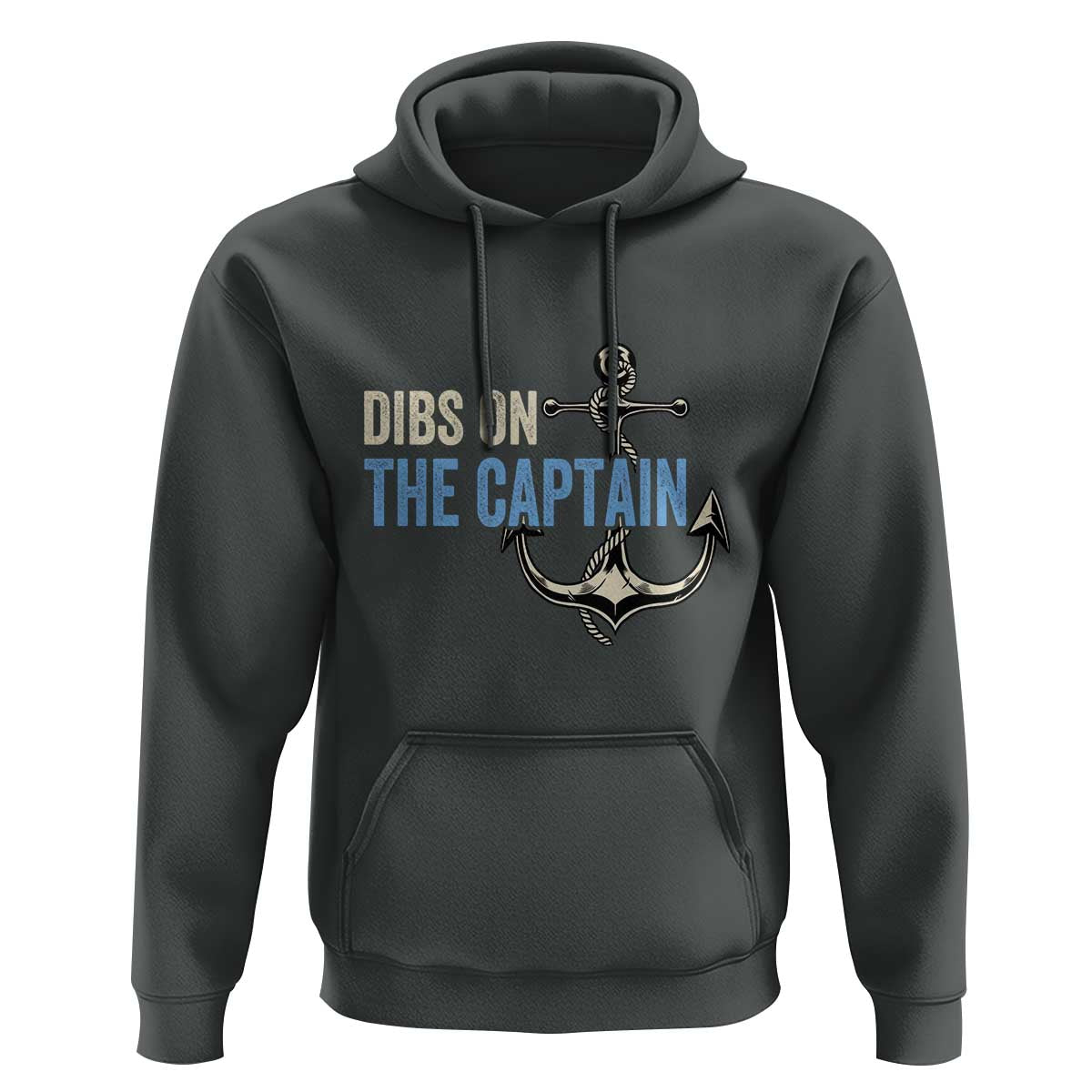 Funny Dibs On The Captain Hoodie Boating Boat Lover Anchor