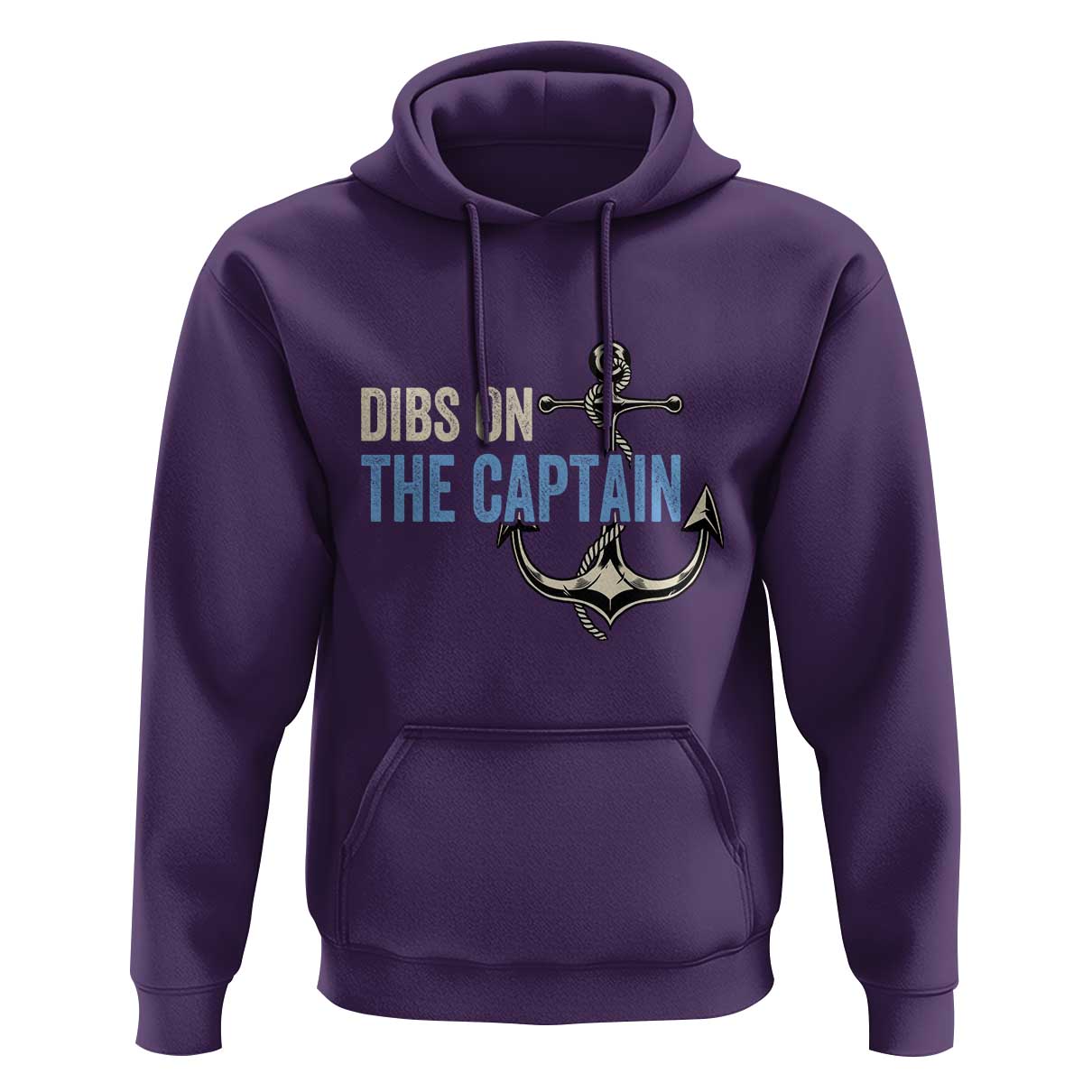 Funny Dibs On The Captain Hoodie Boating Boat Lover Anchor