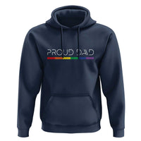 LGBTQ Gay Pride Hoodie Proud Dad Father's Day LGBT Flag - Wonder Print Shop