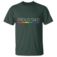 LGBTQ Gay Pride T Shirt Proud Dad Father's Day LGBT Flag - Wonder Print Shop