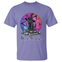 Cat Lover T Shirt Black Meowgic Pentagram Witchcraft Magic - Wonder Print Shop