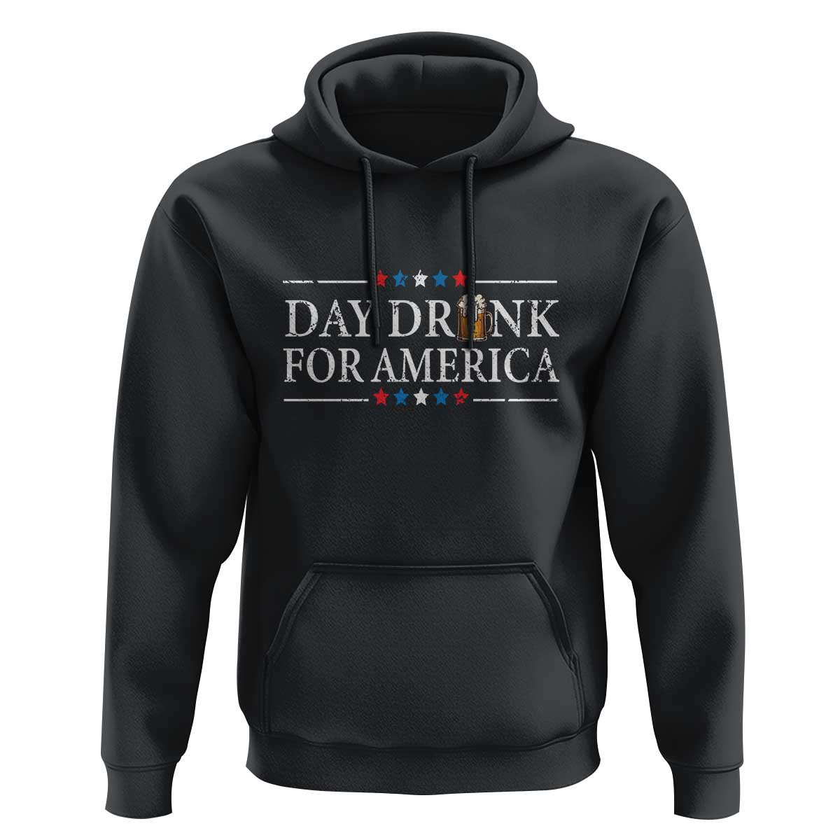 Funny 4th Of July Drinking Hoodie Day Drunk For American - Wonder Print Shop