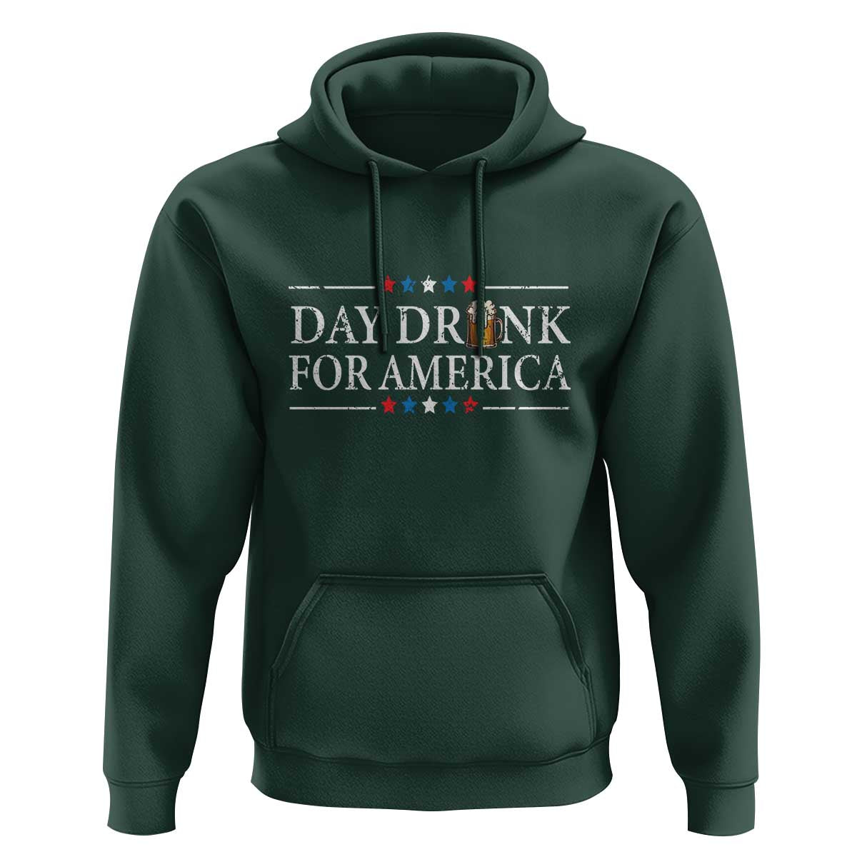Funny 4th Of July Drinking Hoodie Day Drunk For American - Wonder Print Shop