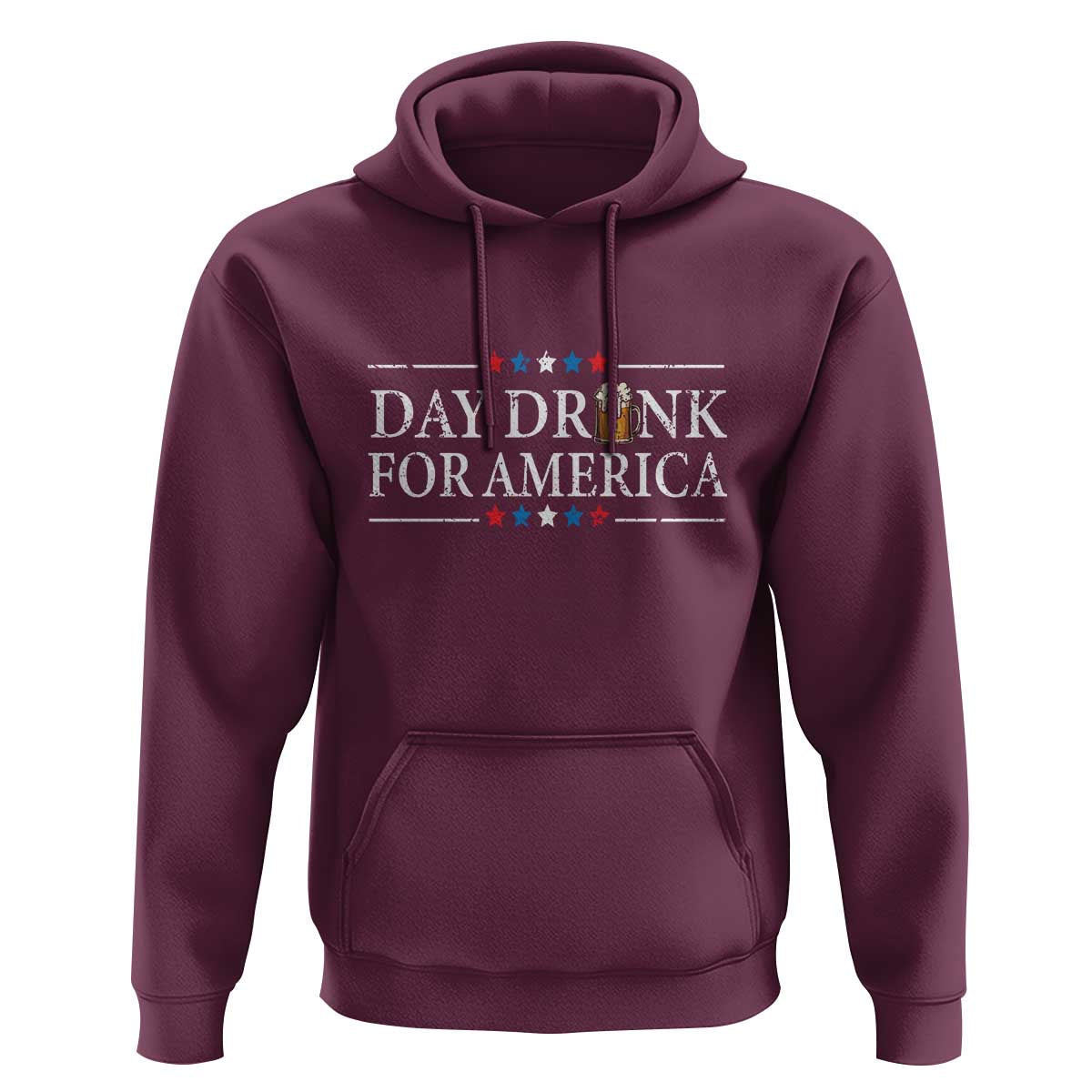 Funny 4th Of July Drinking Hoodie Day Drunk For American - Wonder Print Shop