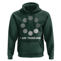 Checkers Lover Hoodie I Am Thinking Board Game Draughts Player - Wonder Print Shop
