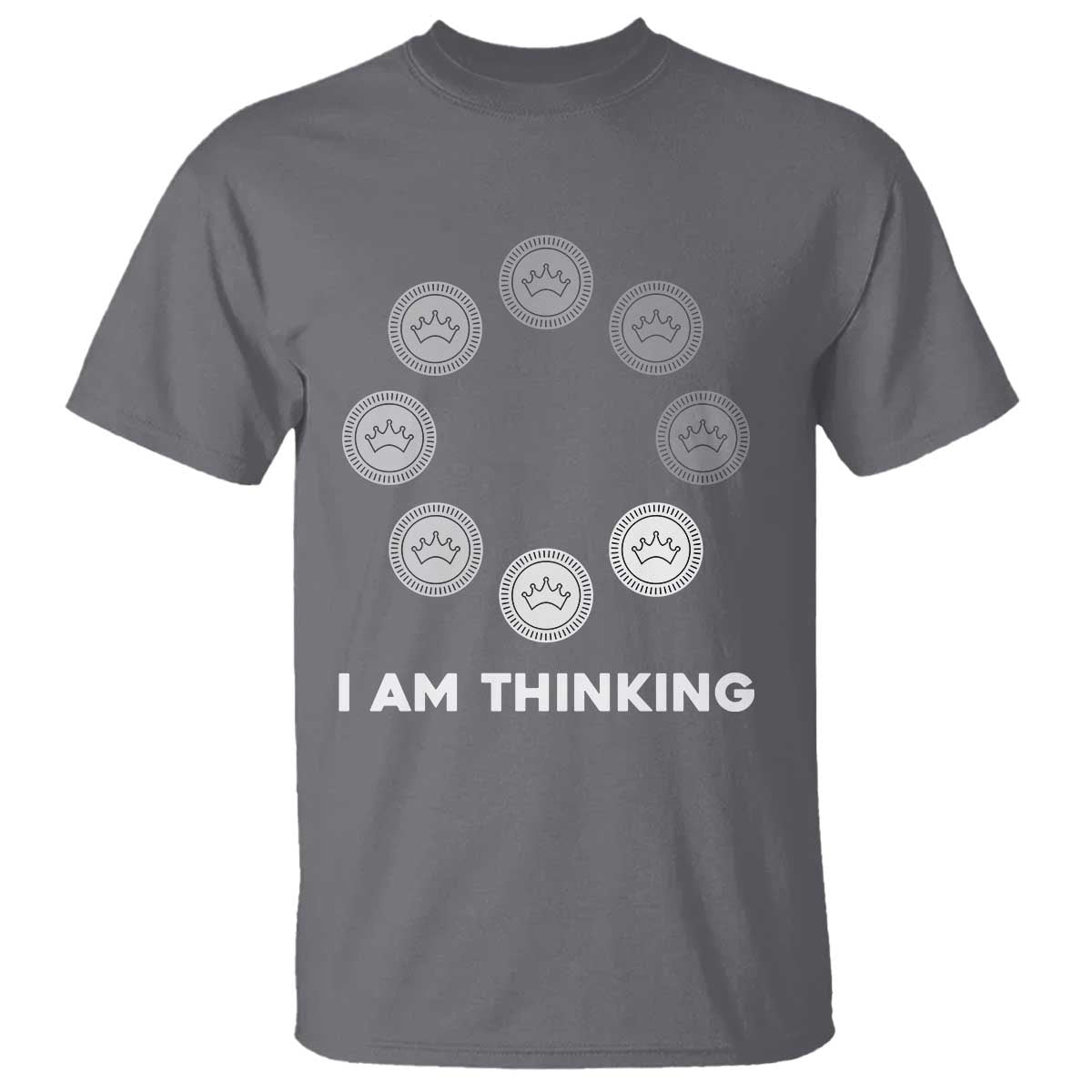 Checkers Lover T Shirt I Am Thinking Board Game Draughts Player - Wonder Print Shop