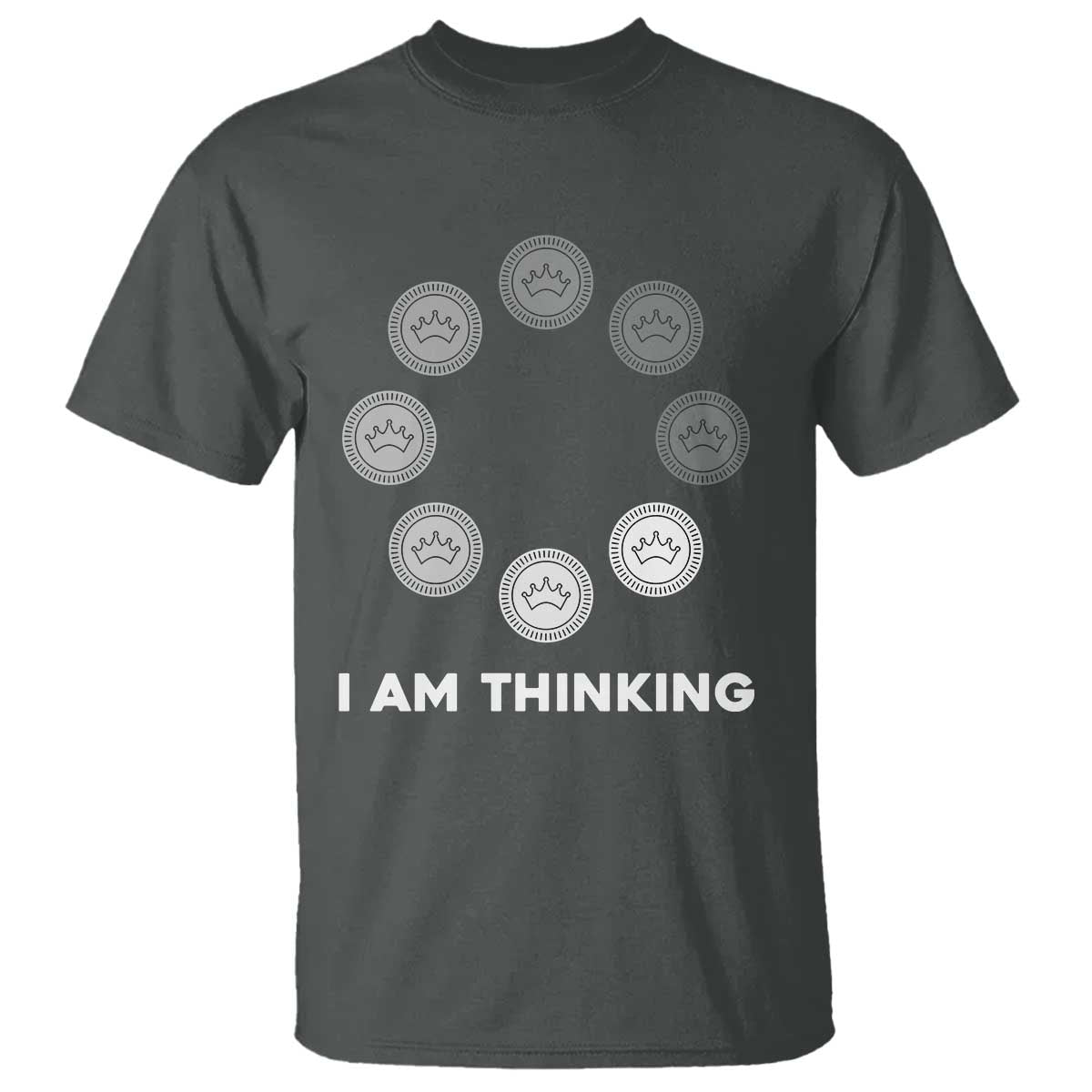 Checkers Lover T Shirt I Am Thinking Board Game Draughts Player - Wonder Print Shop