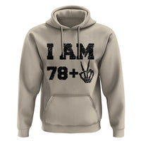 Funny 80th Birthday Hoodie I Am 79 Plus 80 Years Old Skull - Wonder Print Shop