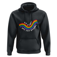 No Kings But Yas Queens LGBTQ Pride Retro Rainbow Hoodie