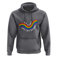 No Kings But Yas Queens LGBTQ Pride Retro Rainbow Hoodie