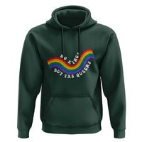 No Kings But Yas Queens LGBTQ Pride Retro Rainbow Hoodie