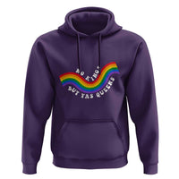 No Kings But Yas Queens LGBTQ Pride Retro Rainbow Hoodie