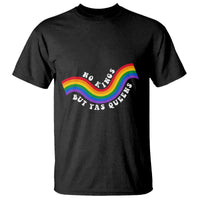 No Kings But Yas Queens LGBTQ Pride Retro Rainbow T Shirt