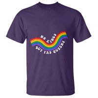 No Kings But Yas Queens LGBTQ Pride Retro Rainbow T Shirt