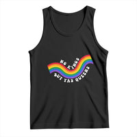 No Kings But Yas Queens LGBTQ Pride Retro Rainbow Tank Top