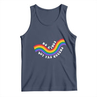 No Kings But Yas Queens LGBTQ Pride Retro Rainbow Tank Top