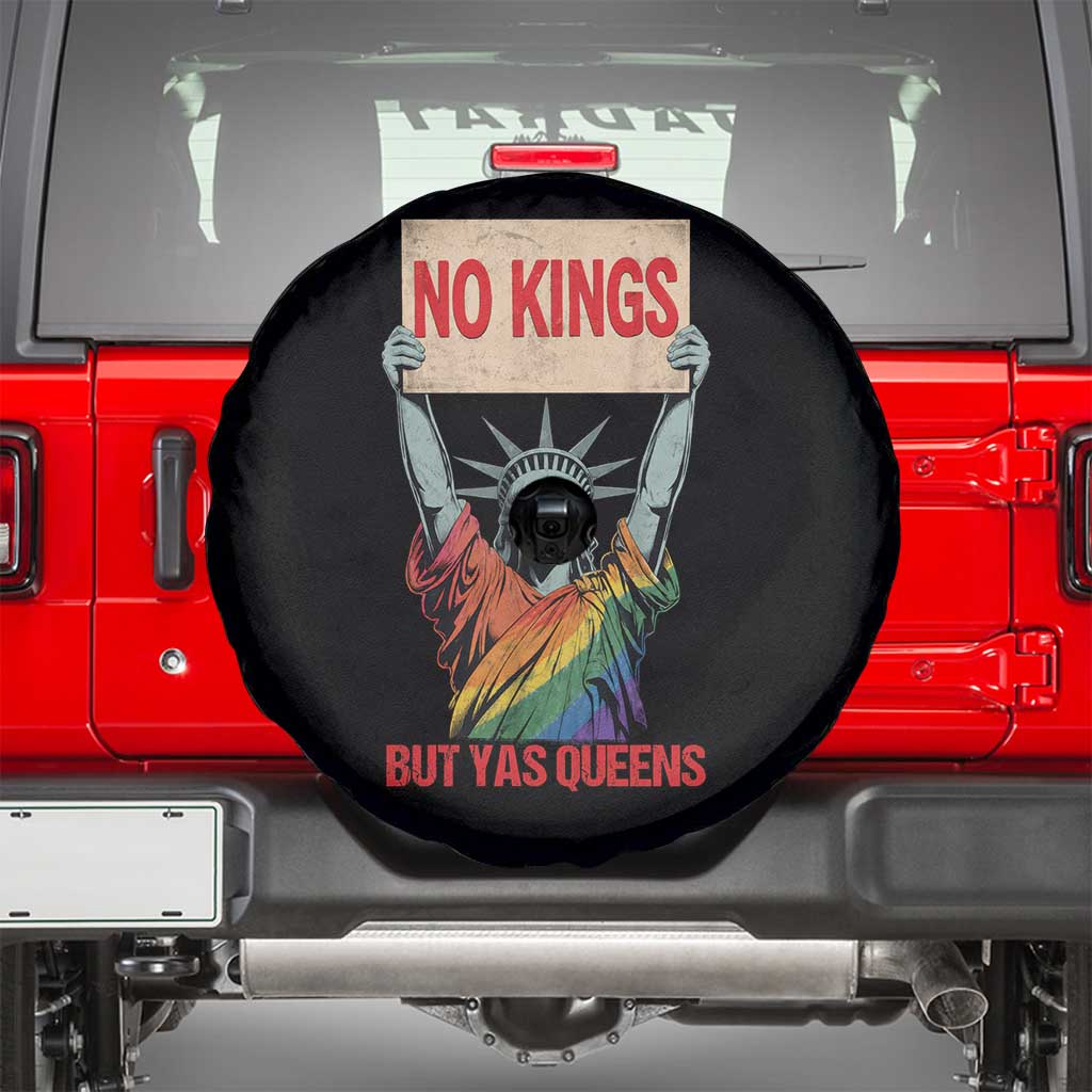 No Kings But Yas Queens Spare Tire Cover Statue Of Liberty LGBTQ Pride Ally Pride