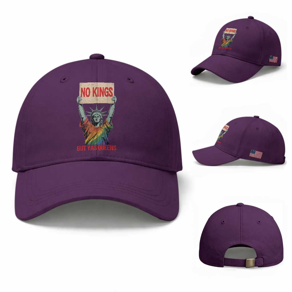 No Kings But Yas Queens Baseball Cap Statue Of Liberty LGBTQ Pride Ally Pride