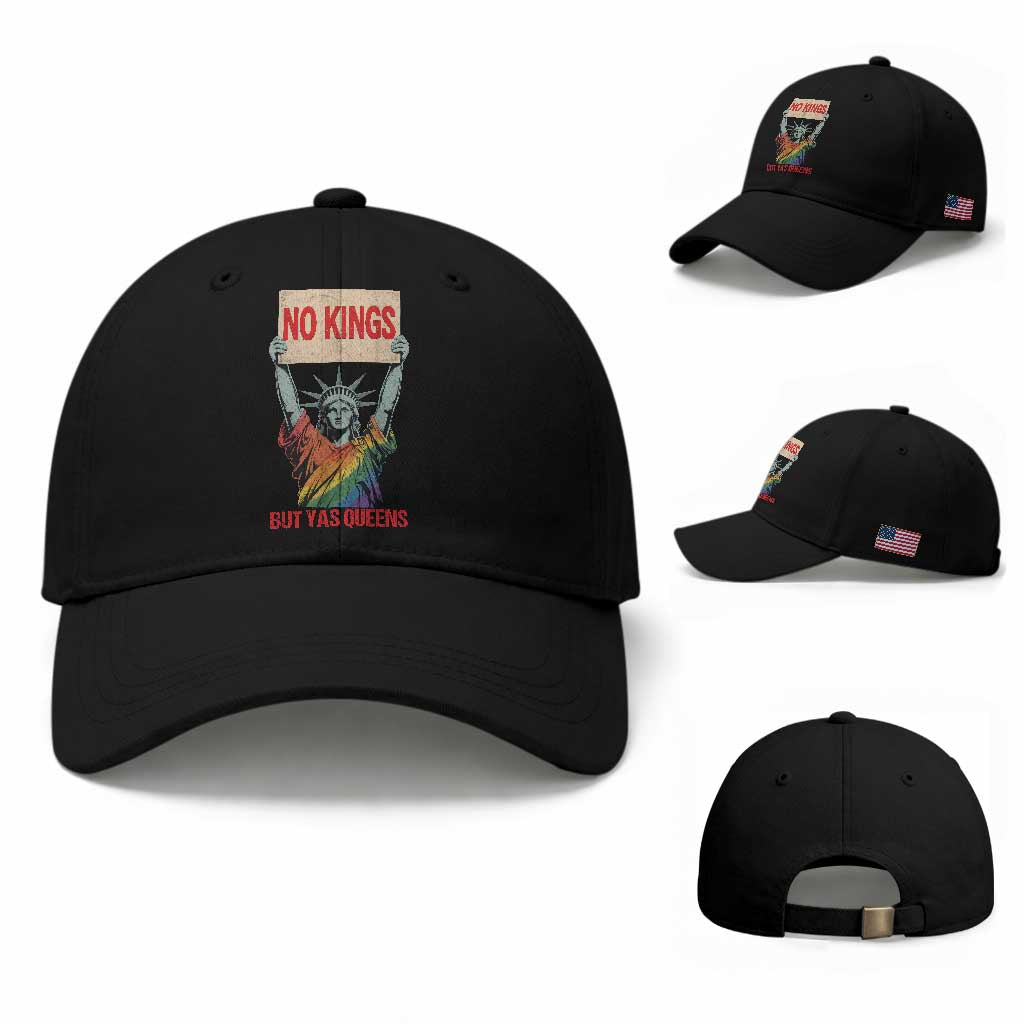 No Kings But Yas Queens Baseball Cap Statue Of Liberty LGBTQ Pride Ally Pride