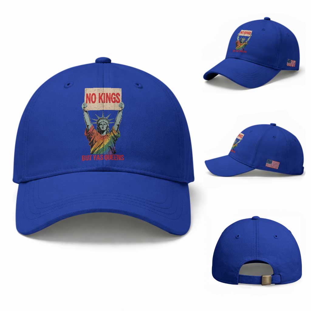 No Kings But Yas Queens Baseball Cap Statue Of Liberty LGBTQ Pride Ally Pride