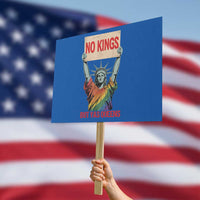 No Kings But Yas Queens Protest Sign Statue Of Liberty LGBTQ Pride Ally Pride