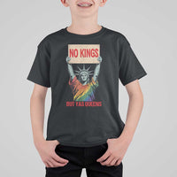 No Kings But Yas Queens T Shirt For Kid Statue Of Liberty LGBTQ Pride Ally Pride