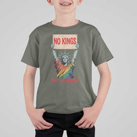 No Kings But Yas Queens T Shirt For Kid Statue Of Liberty LGBTQ Pride Ally Pride