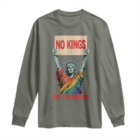 No Kings But Yas Queens Long Sleeve Shirt Statue Of Liberty LGBTQ Pride Ally Pride