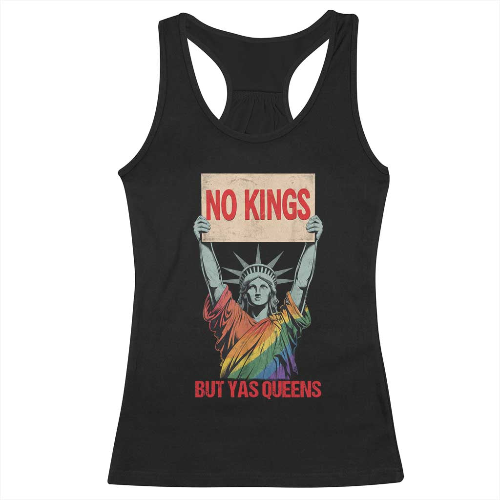 No Kings But Yas Queens Racerback Tank Top Statue Of Liberty LGBTQ Pride Ally Pride