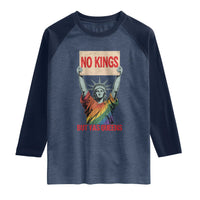 No Kings But Yas Queens Raglan Shirt Statue Of Liberty LGBTQ Pride Ally Pride