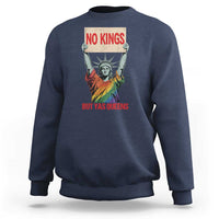 No Kings But Yas Queens Sweatshirt Statue Of Liberty LGBTQ Pride Ally Pride