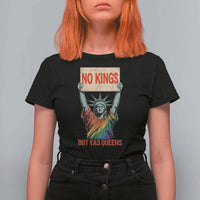 No Kings But Yas Queens T Shirt For Women Statue Of Liberty LGBTQ Pride Ally Pride