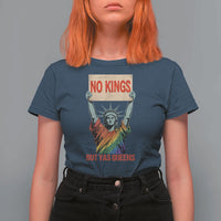 No Kings But Yas Queens T Shirt For Women Statue Of Liberty LGBTQ Pride Ally Pride