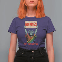 No Kings But Yas Queens T Shirt For Women Statue Of Liberty LGBTQ Pride Ally Pride
