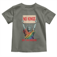 No Kings But Yas Queens Toddler T Shirt Statue Of Liberty LGBTQ Pride Ally Pride