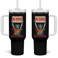 No Kings But Yas Queens Tumbler With Handle Statue Of Liberty LGBTQ Pride Ally Pride