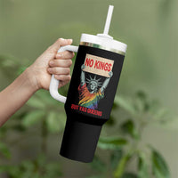 No Kings But Yas Queens Tumbler With Handle Statue Of Liberty LGBTQ Pride Ally Pride